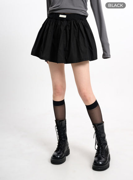 basic-ruffle-hem-mini-skirt-cm415