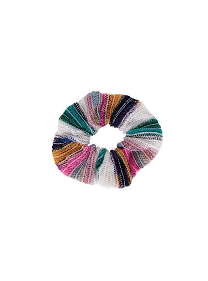 striped-knit-scrunchie-cy506