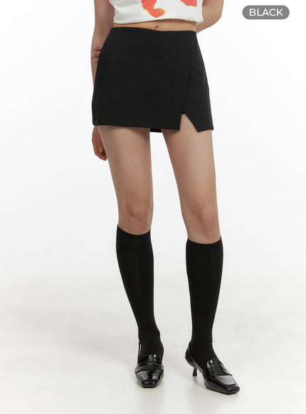 basic-slit-mini-skorts-cy417