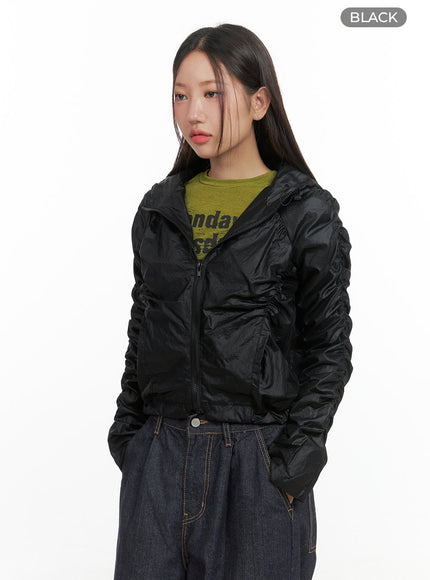 shirred-hooded-nylon-crop-jacket-co402