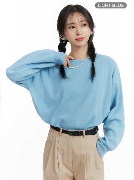 solid-round-neck-knit-sweater-om411