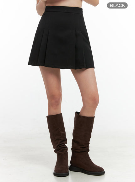 pleated-solid-mini-skirt-oo416