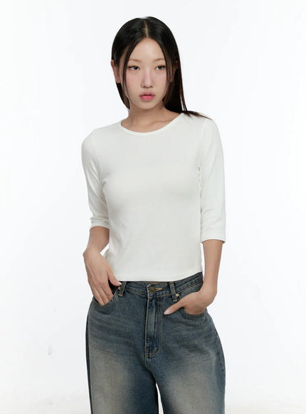 basic-3-4-sleeve-top-cs517