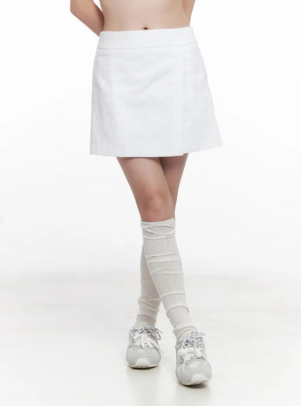 linen-mini-skort-cl524