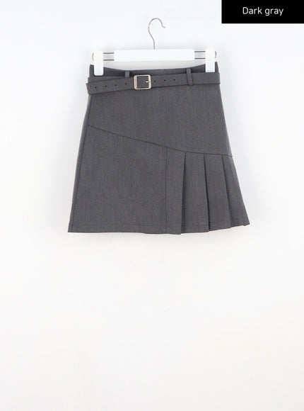 Mini Skirt With Belt CA325