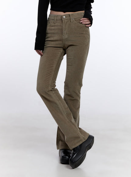 thermal-slim-fit-bootcut-pants-cj513