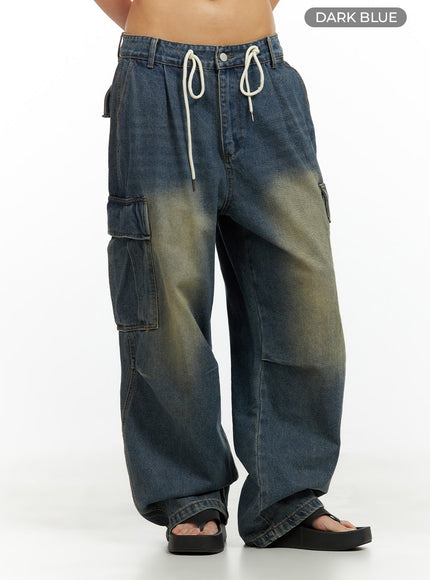 drawstring-cargo-baggy-jeans-cu417