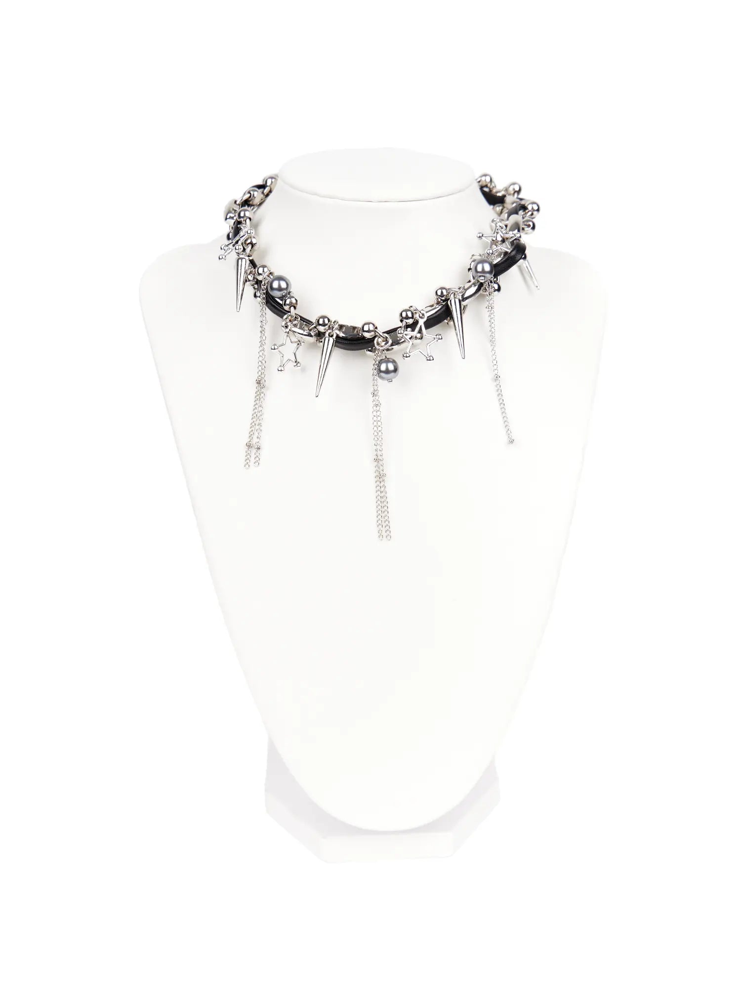 star-charm-faux-leather-choker-necklace-ca527
