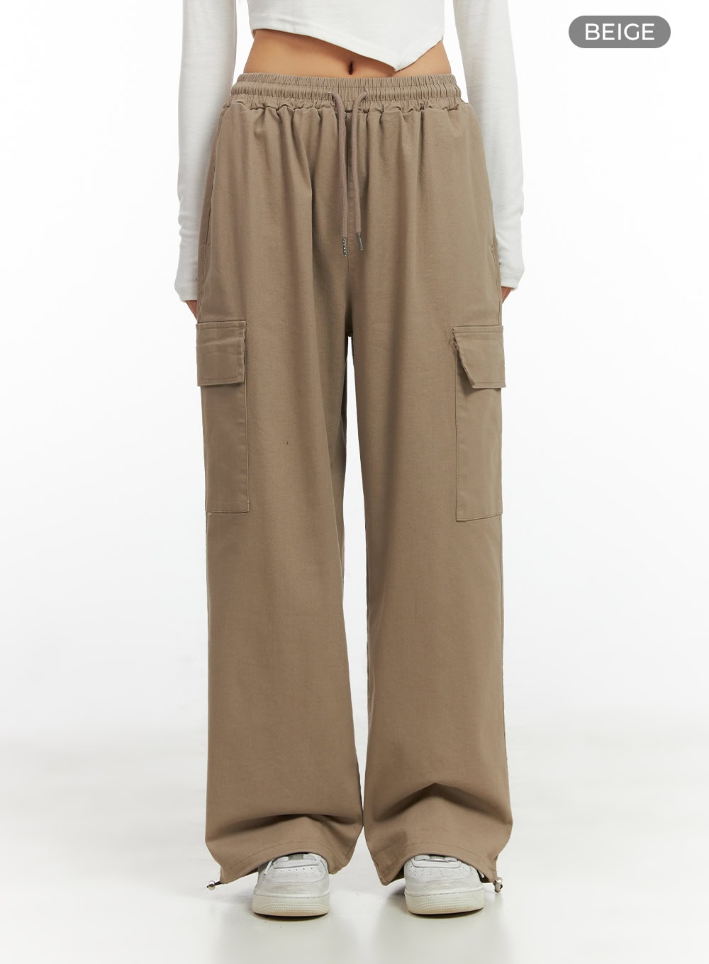 Wide Leg Cargo Pants CO414