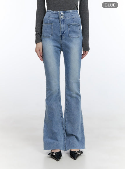 double-buttoned-pocket-bootcut-jeans-cg412