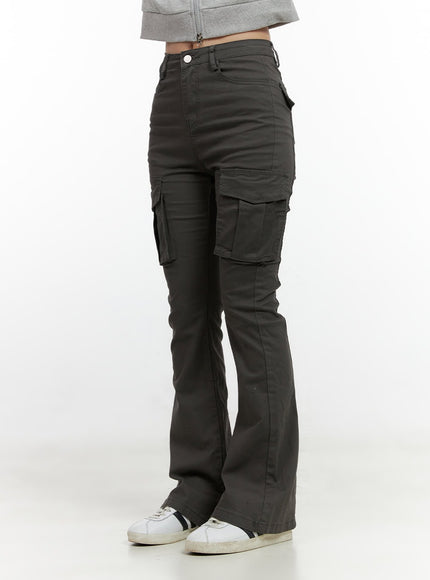 slim-fit-solid-cargo-pants-cn405