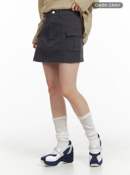 solid-cargo-mini-skirt-om408