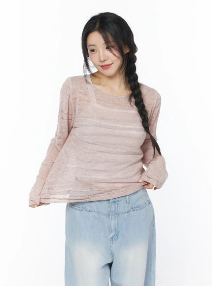 sheer-stripe-knit-top-cy522