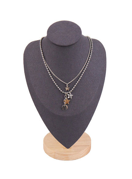 three-star-two-row-necklace-cj502