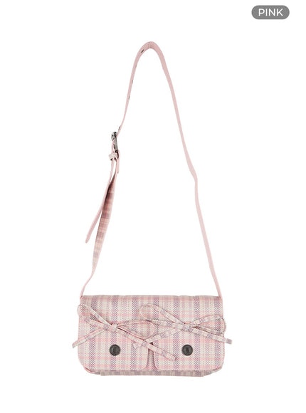 checkered-ribbon-shoulder-bag-cg414