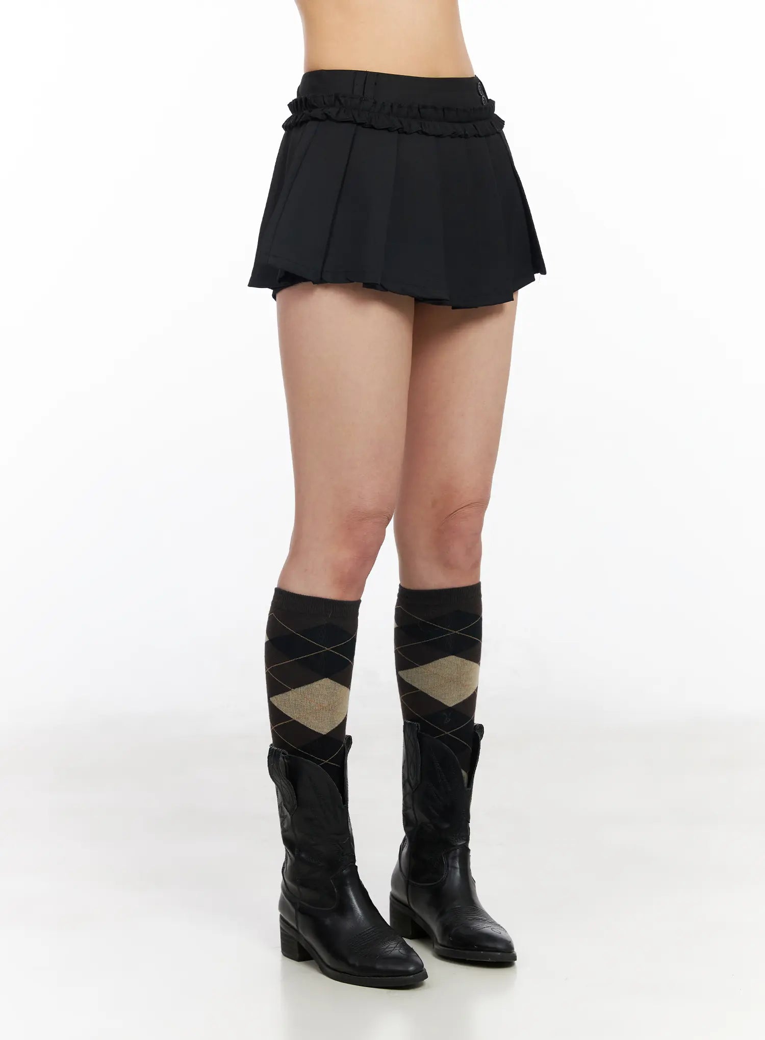 ruffled-pleated-mini-skirt-cm517