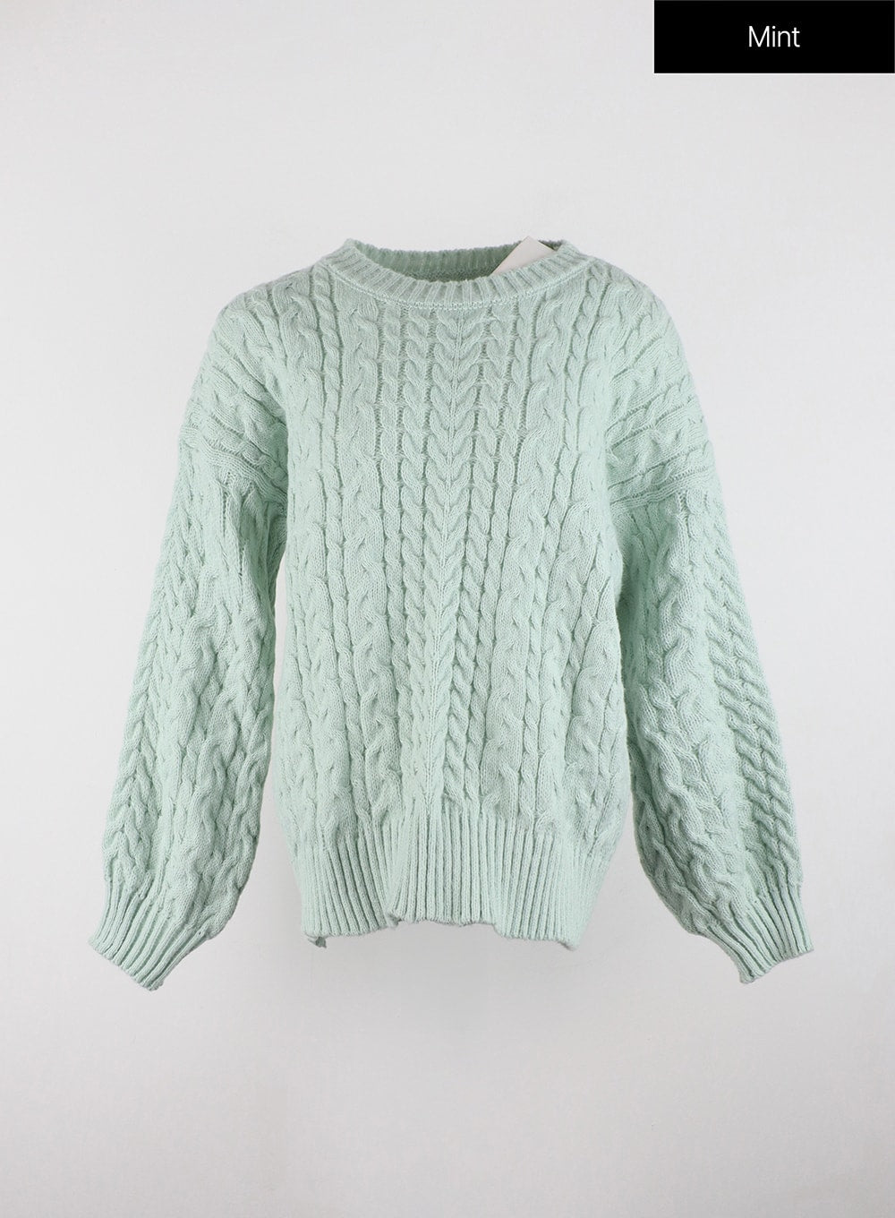 Oversized Cable-knit Sweater