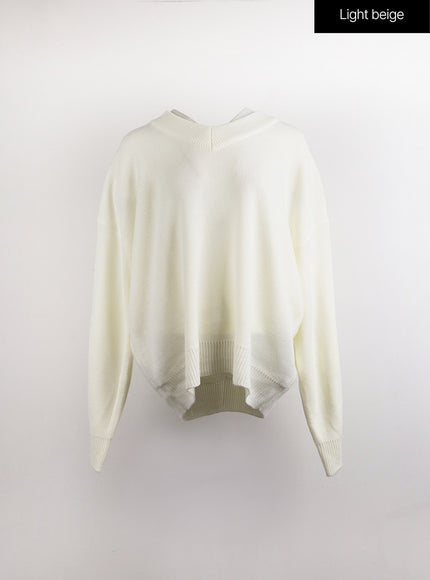 v-neck-knitted-long-sleeve-sweater-oj419