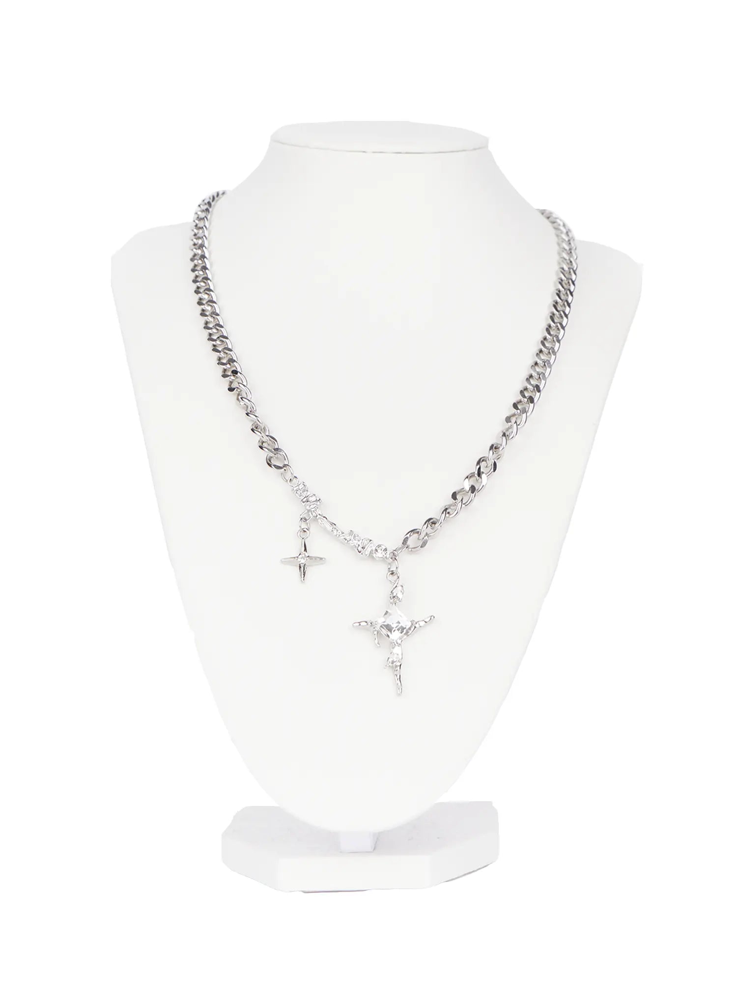 twin-star-chain-necklace-cg526