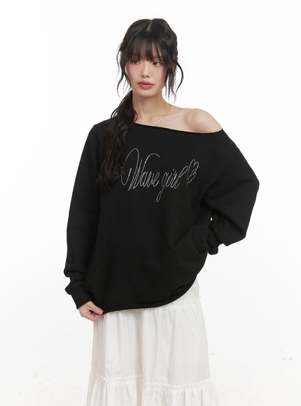 chic-one-shoulder-studded-sweatshirt-cj523