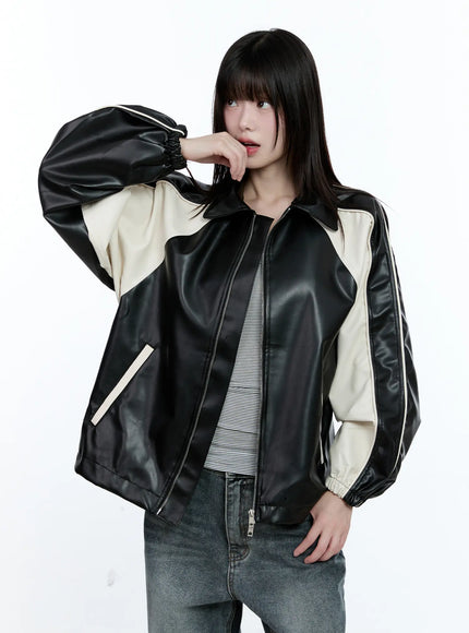 two-tone-faux-leather-jacket-cg511