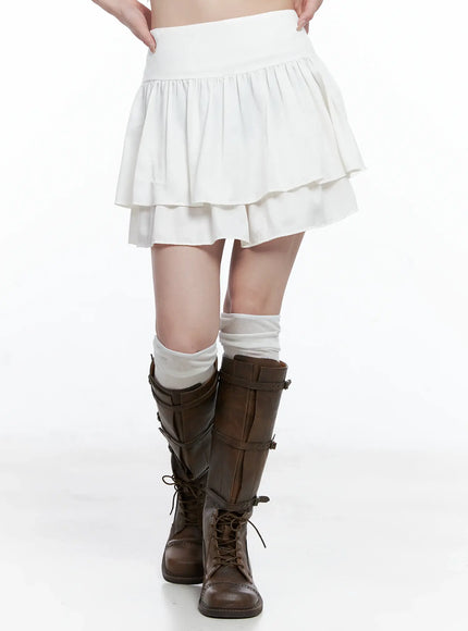 double-layered-ruffle-mini-skirt-cs501