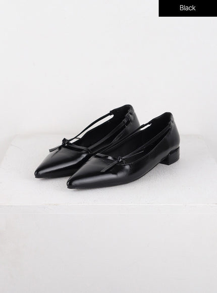 faux-leather-ribbon-flats-od327