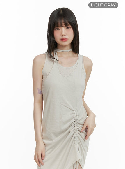 shirred-string-sleeveless-mini-dress-cy428