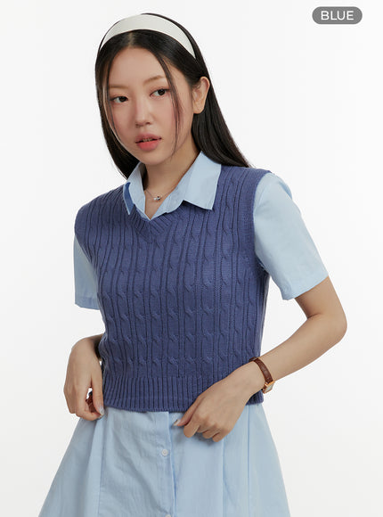 cable-knit-v-neck-vest-oy413