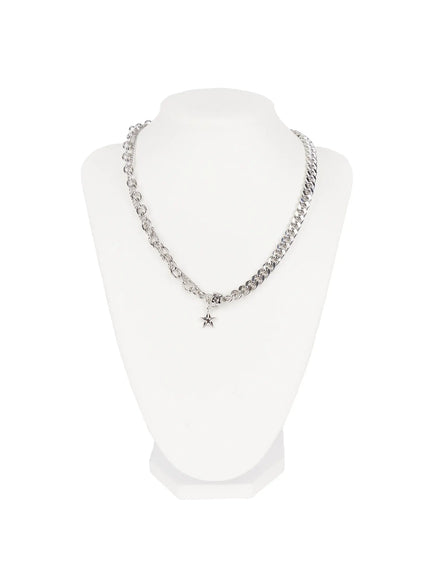 metallic-star-chain-necklace-cd522