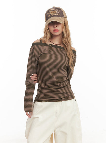 striped-long-sleeve-off-shoulder-top-cm506