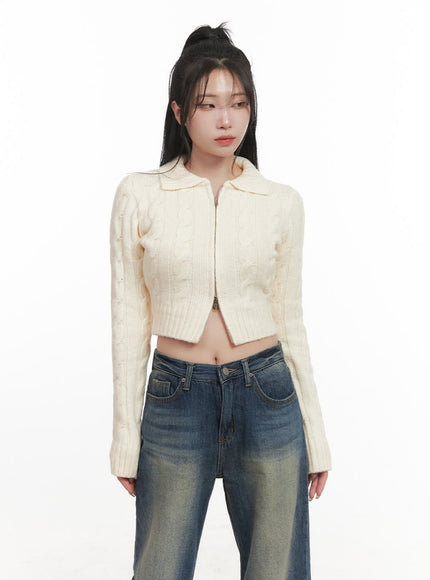 cable-knit-collared-zip-up-crop-cardigan-cj516