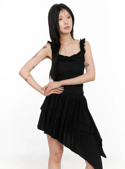 asymmetric-ruffle-dress-cl528
