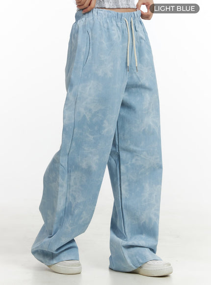 dyed-banded-baggy-jeans-ou403