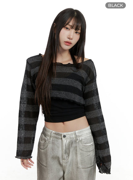 sheer-striped-crop-sweater-cl424