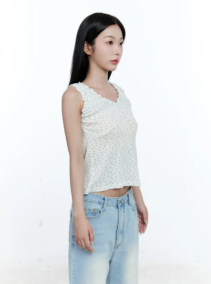 ruffle-v-neck-sleeveless-top-cg512