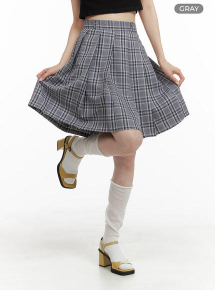 checkered-pleated-midi-skirt-om421