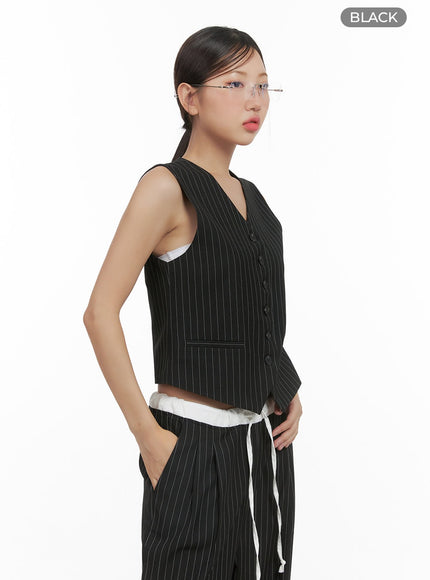 striped-v-neck-vest-cs405