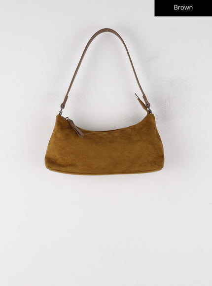 suede-shoulder-bag-cd322 / Brown