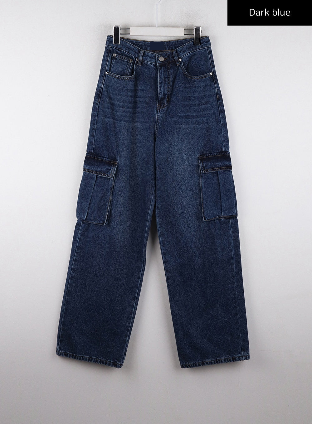 cargo-wide-leg-jeans-cd312 / Dark blue