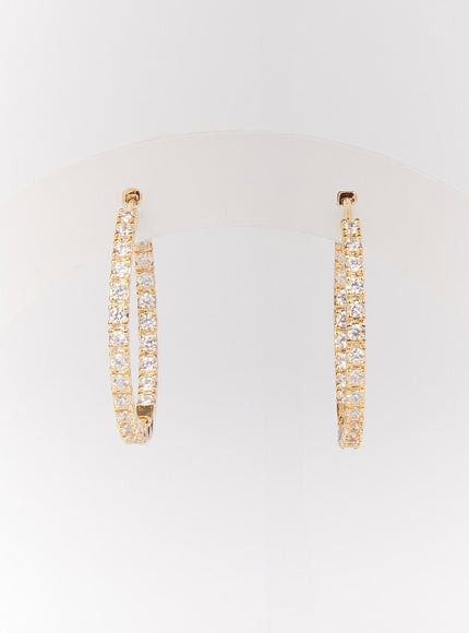 celeste-cubic-ring-earrings-im531 / Gold