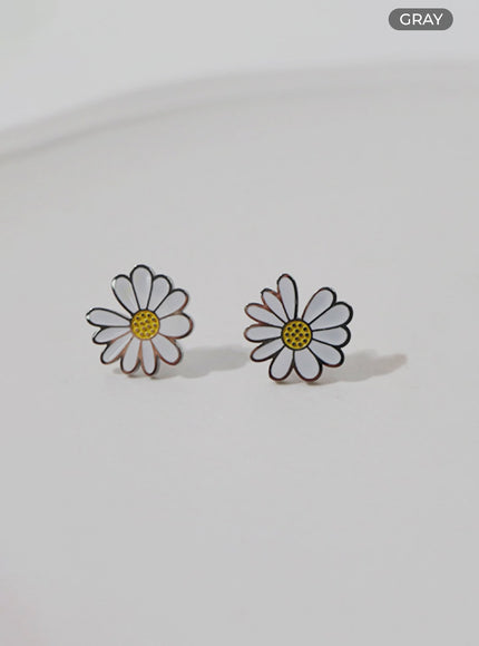 cosmos-earrings-il404 / Gray