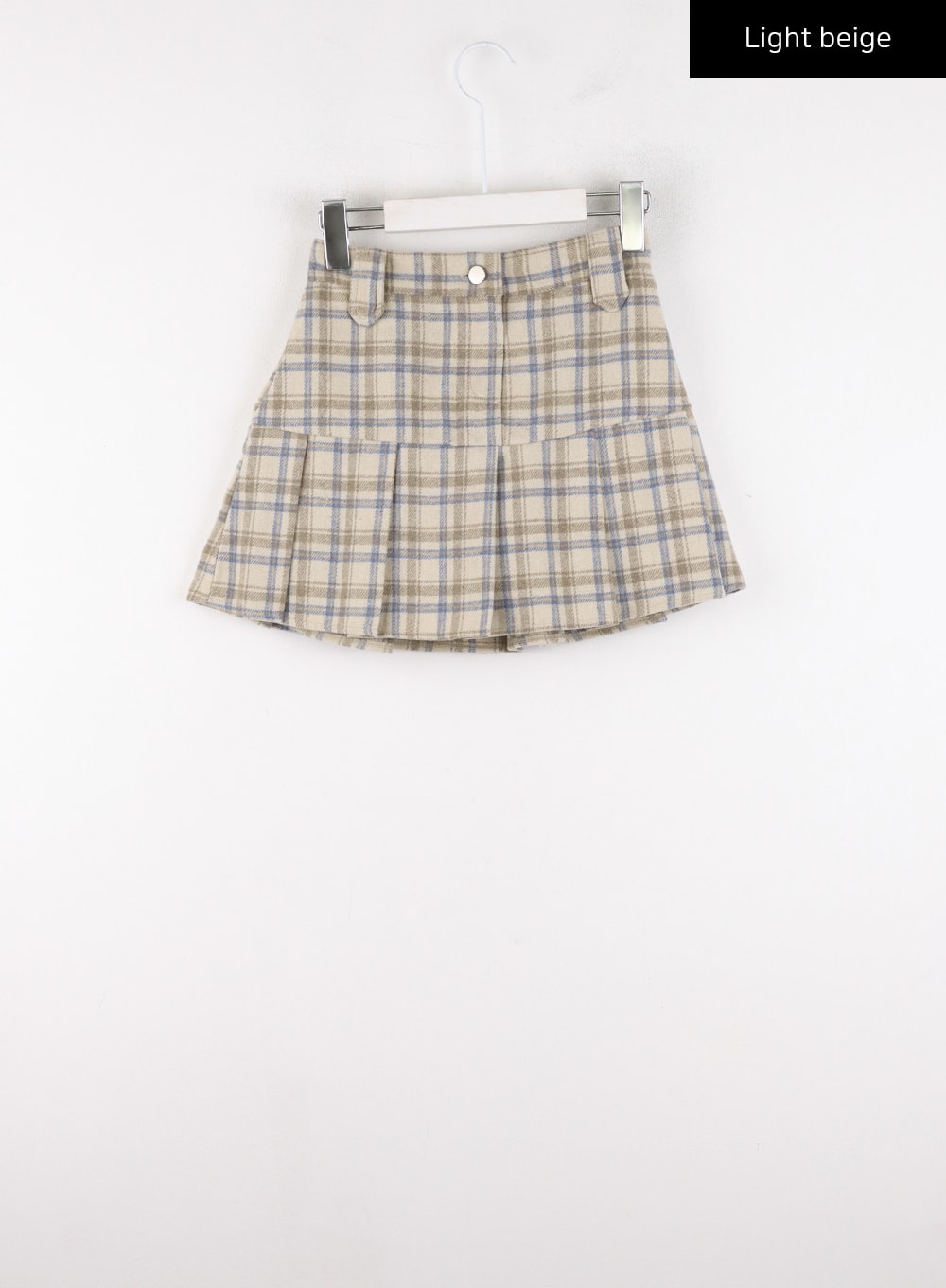 Self Esteem Clothing | Olivia Pleated Plaid Skirt Blue Plaid