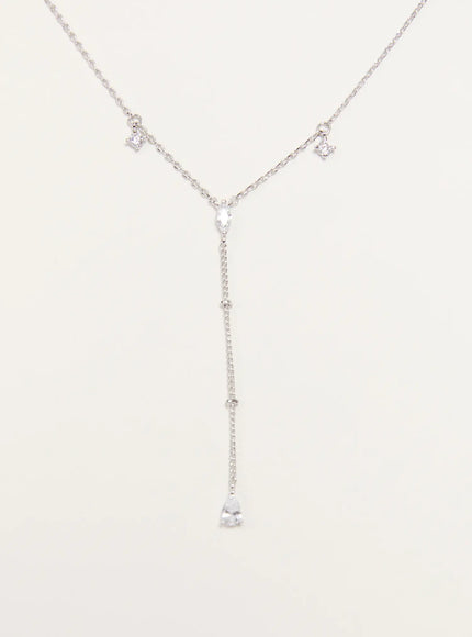 acc-kongline-cubic-necklace-kc1008 / Silver