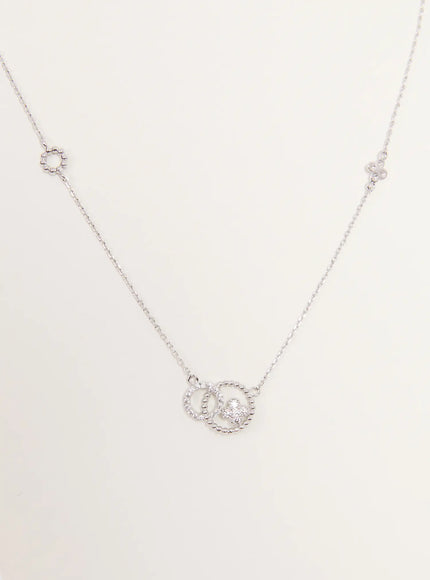 acc-orb-name-tag-necklace-kc1008 / Silver