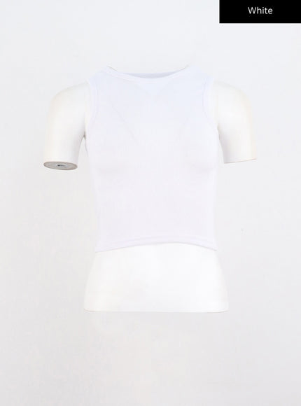 rib-crop-tank-top-co304 / White