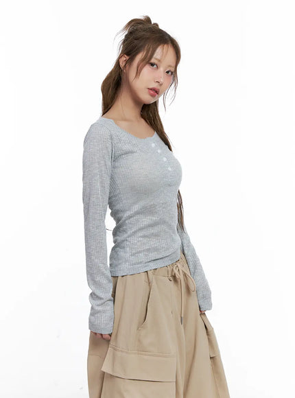 ribbed-sheer-long-sleeve-top-cl514