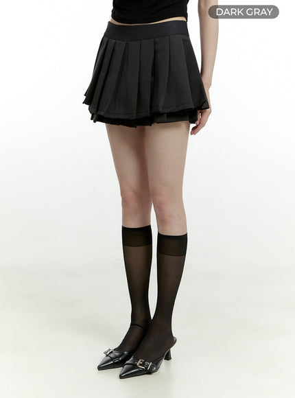 pleated-layered-mini-skirt-cl426