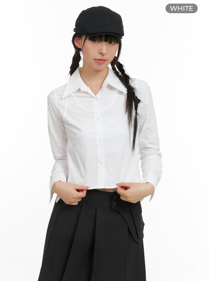 buttoned-collar-crop-shirt-cg419