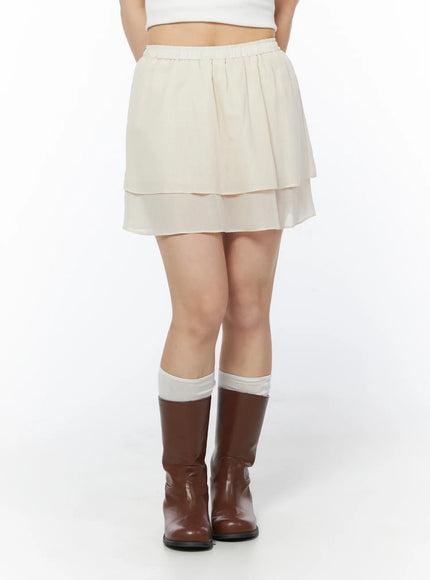 tiered-flare-mini-skirt-cy522
